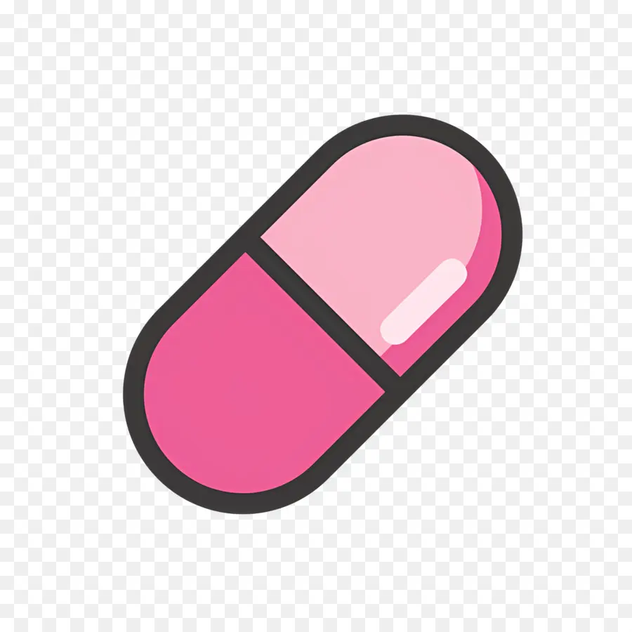 Capsule De Médicament，Capsule Rose PNG