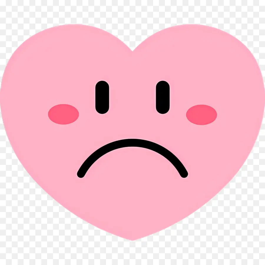 Emoji Coeur，Coeur Triste PNG