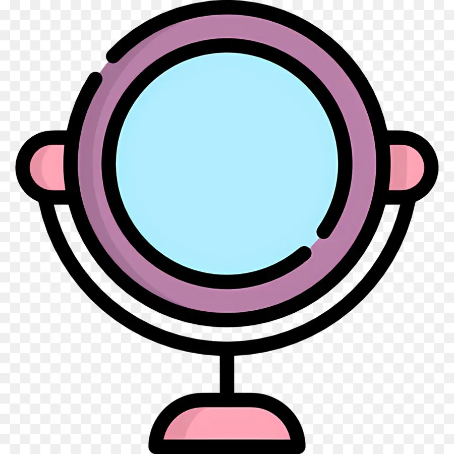 Miroir De Beauté，Miroir Rond PNG