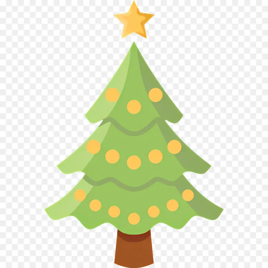 Arbre De Noël，Étoile PNG