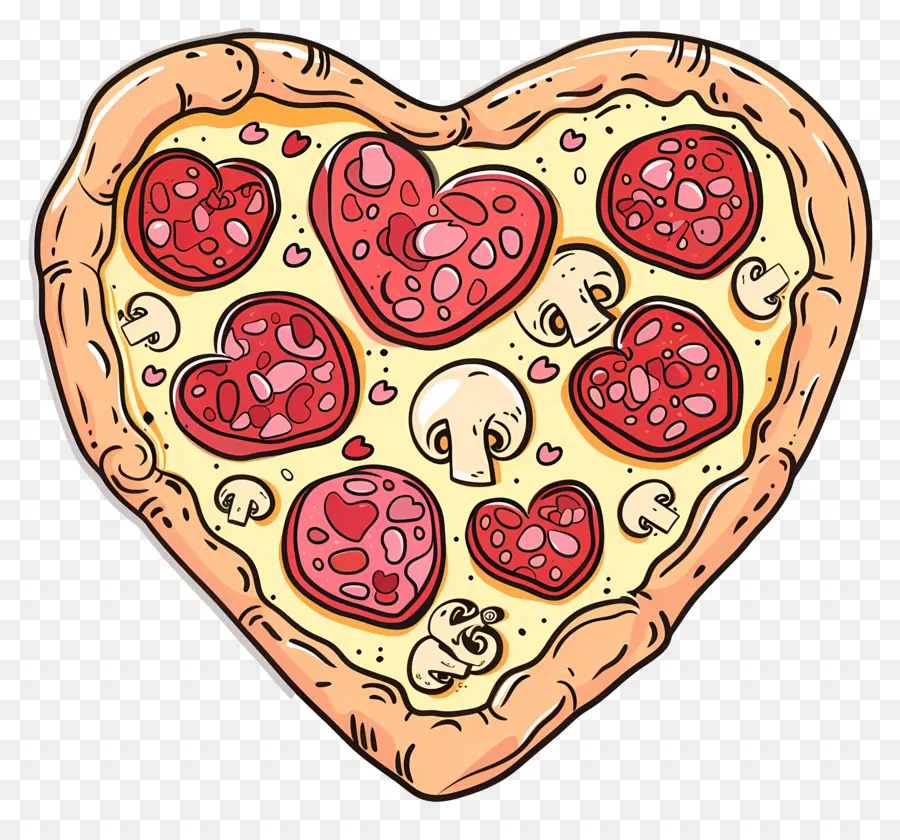 Pizza Coeur，Pepperoni PNG