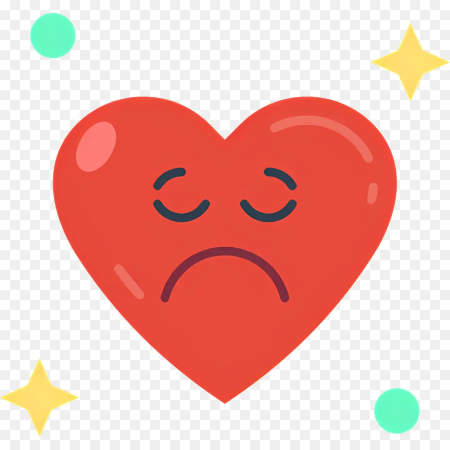 Emoji Coeur，Coeur Triste PNG