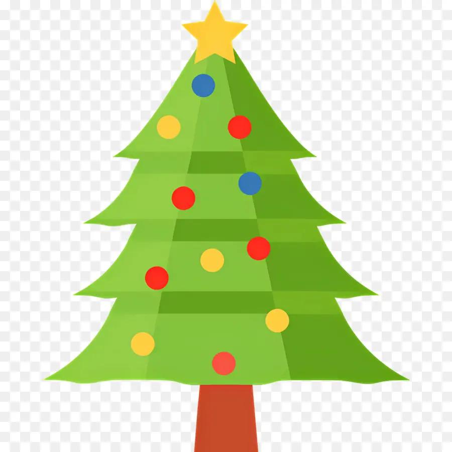 Arbre De Noël，Étoile PNG