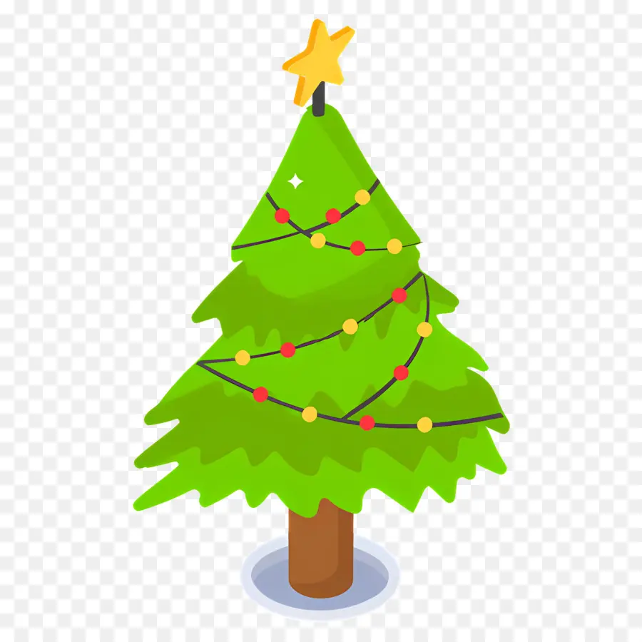 Arbre De Noël，Étoile PNG