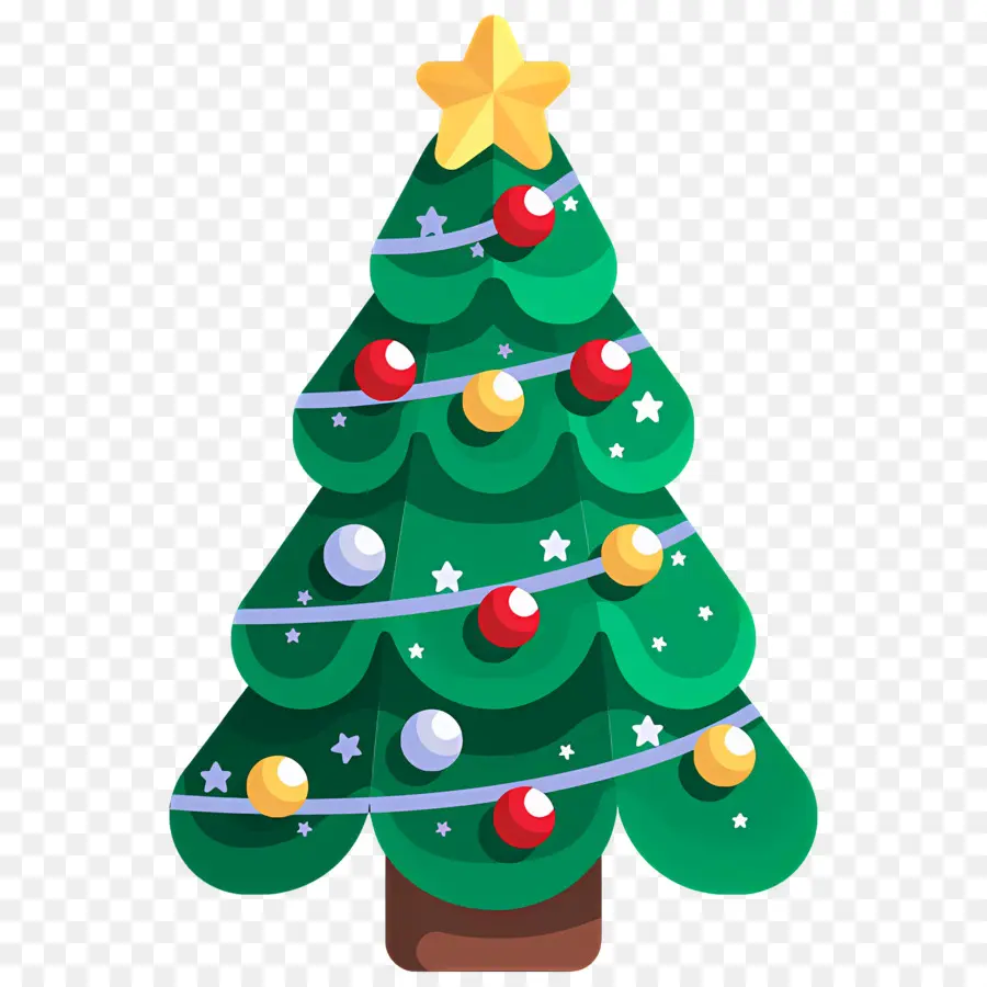 Arbre De Noël，Étoile PNG