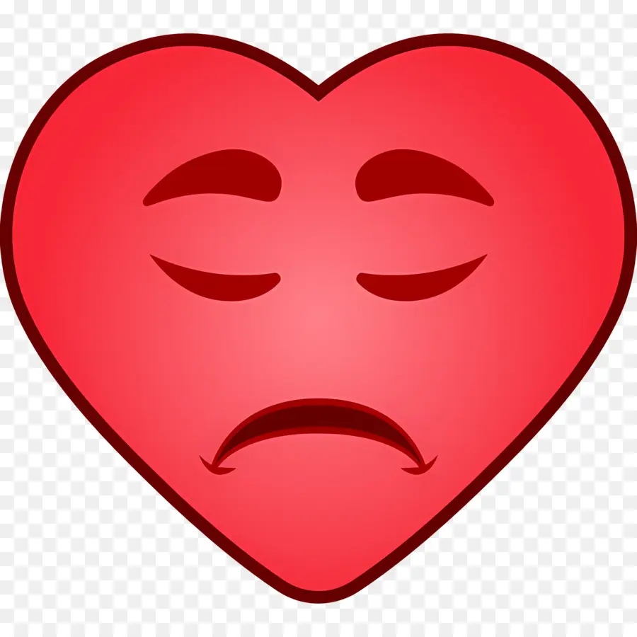 Emoji Coeur，Coeur Triste PNG