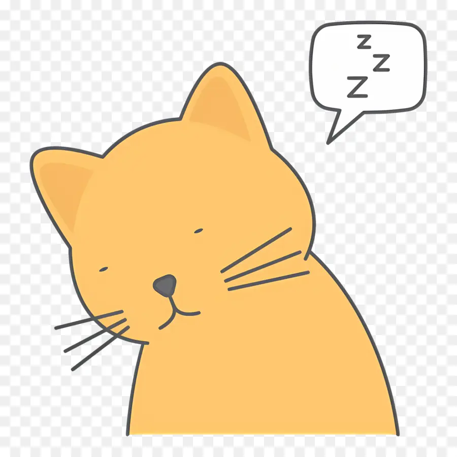 Chat Endormi，Dormir PNG