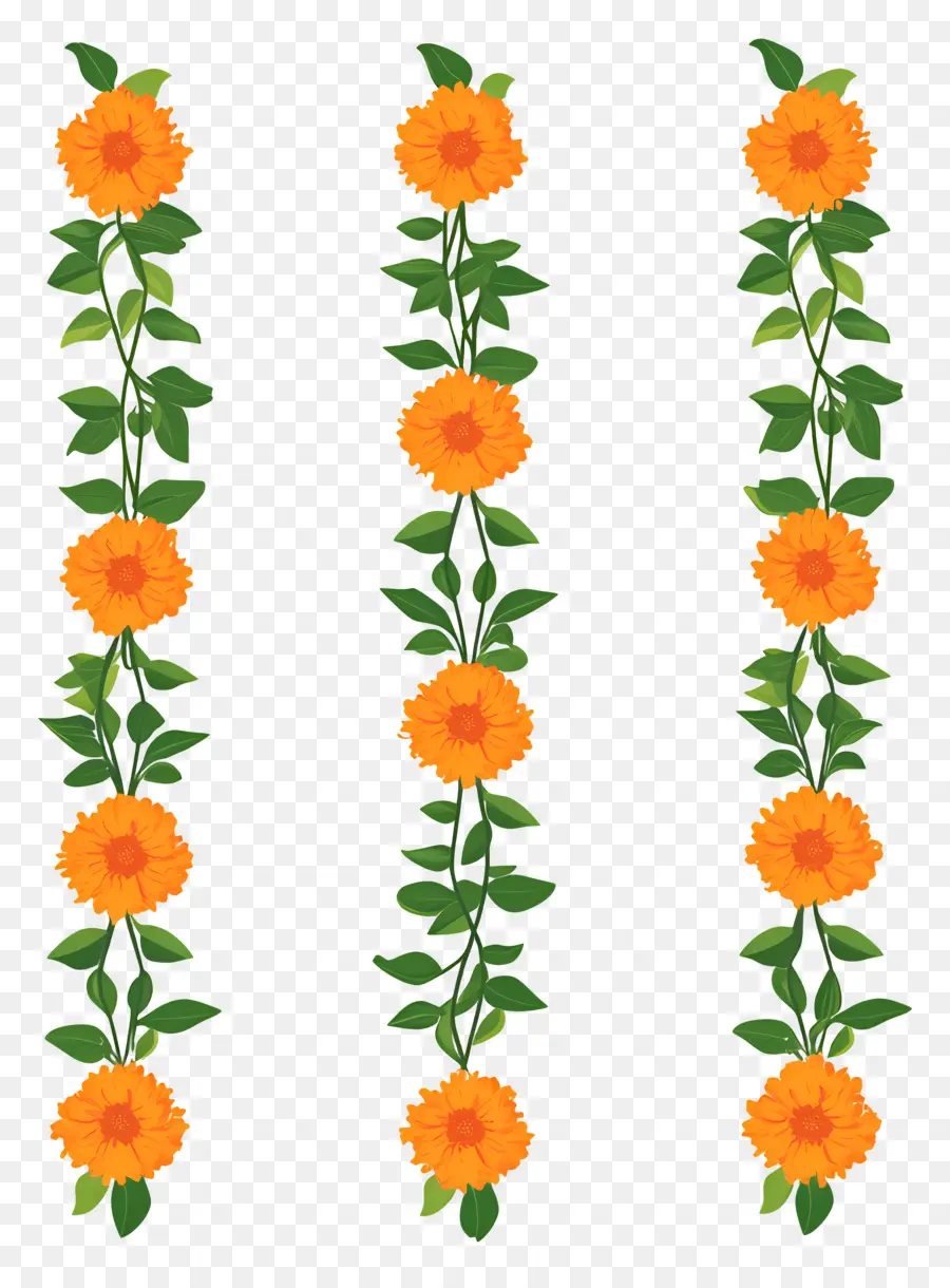 Guirlande Ougadi，Guirlande De Fleurs PNG