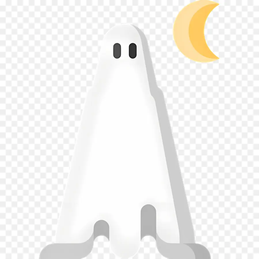 Fantôme D'halloween，Fantôme Et Lune PNG