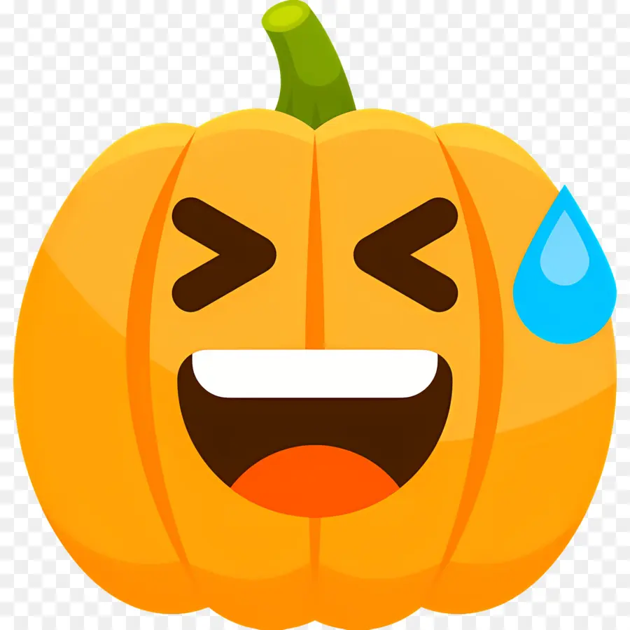 Emoji Qui Rit，Citrouille PNG