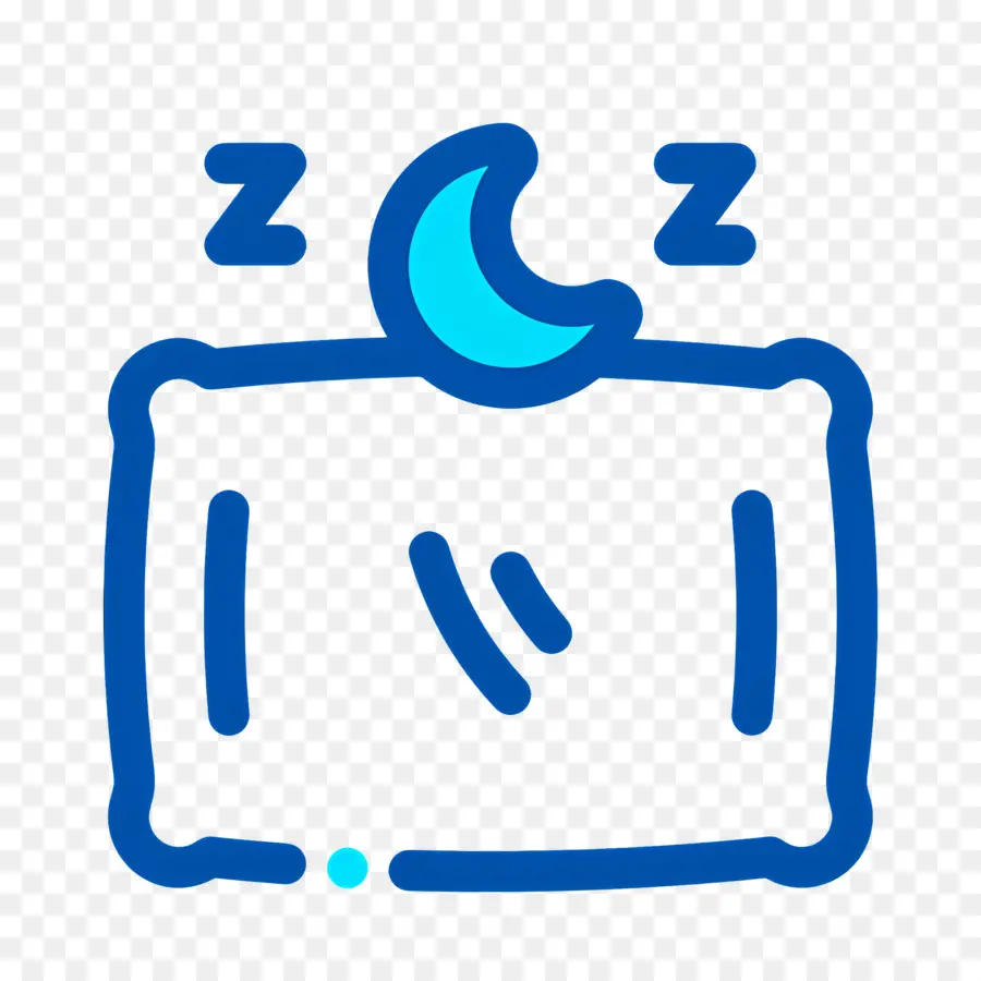 Oreiller De Couchage，Lune Endormie PNG