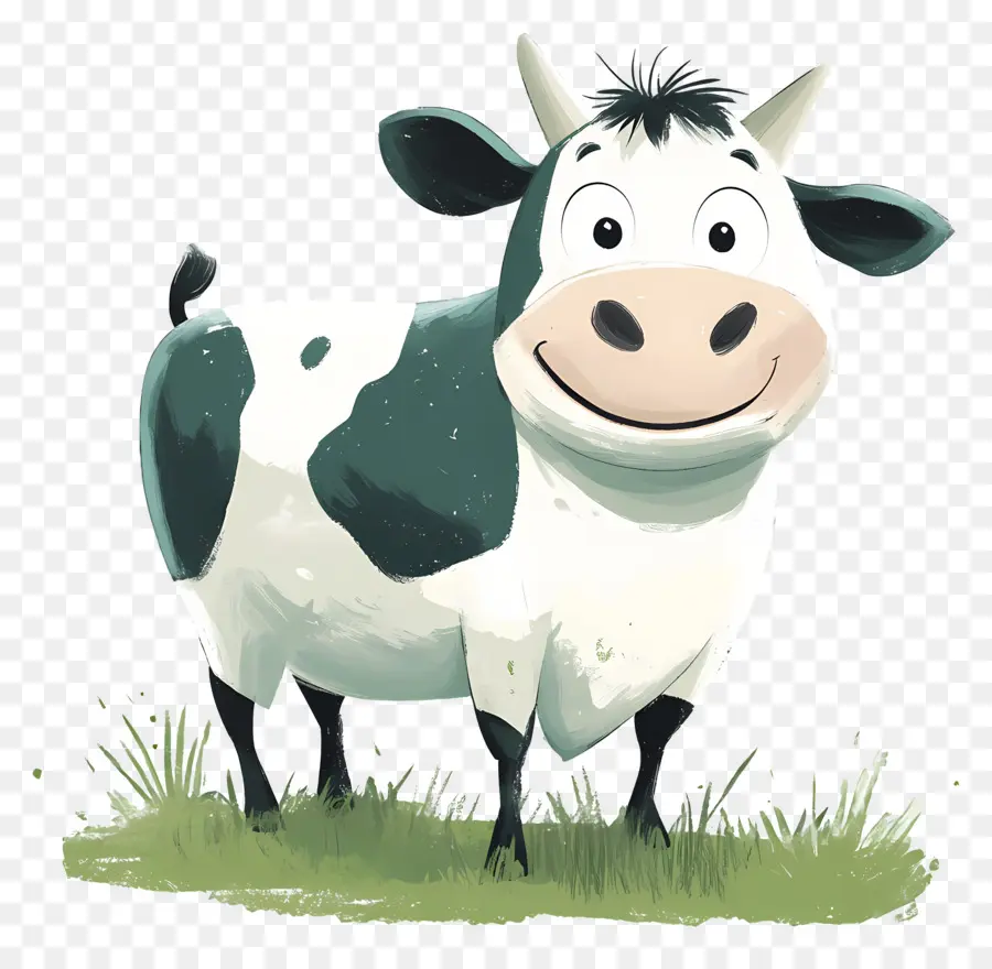 Vache Potelée，Vache De Dessin Animé PNG