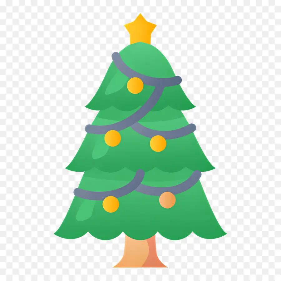 Arbre De Noël，Étoile PNG