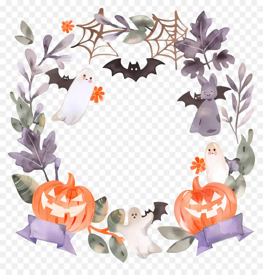 Couronne D'halloween，Halloween PNG