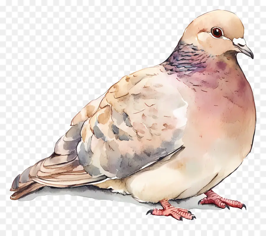 Oiseau Aquarelle，Pigeon PNG