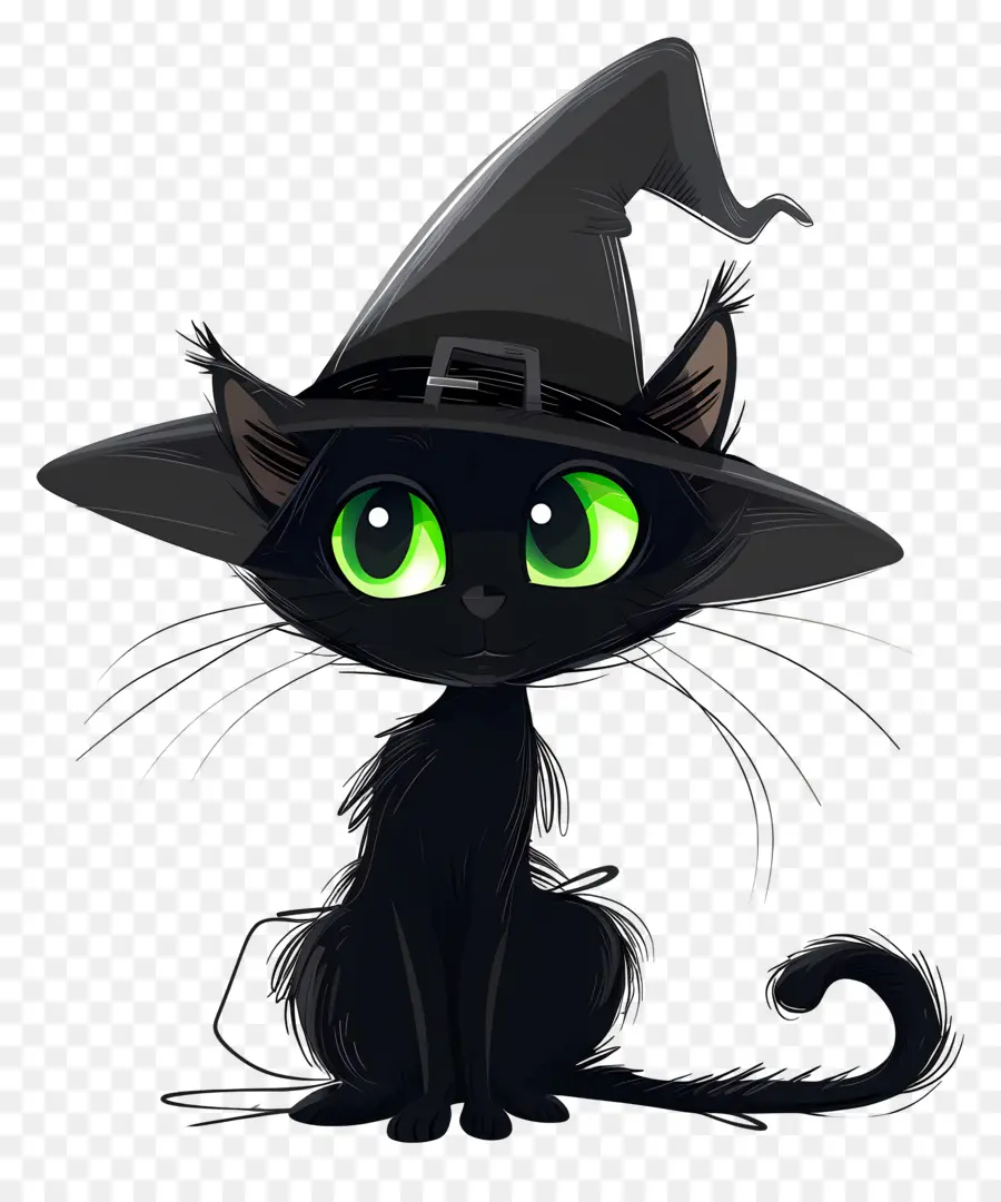 Chat D'halloween，Chat Noir PNG