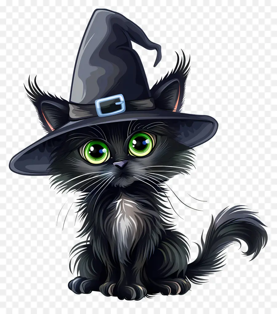 Chat D'halloween，Chat Noir PNG