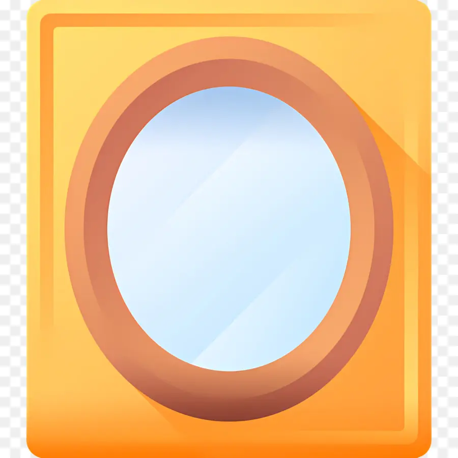 Cadre Photo，Miroir Ovale PNG