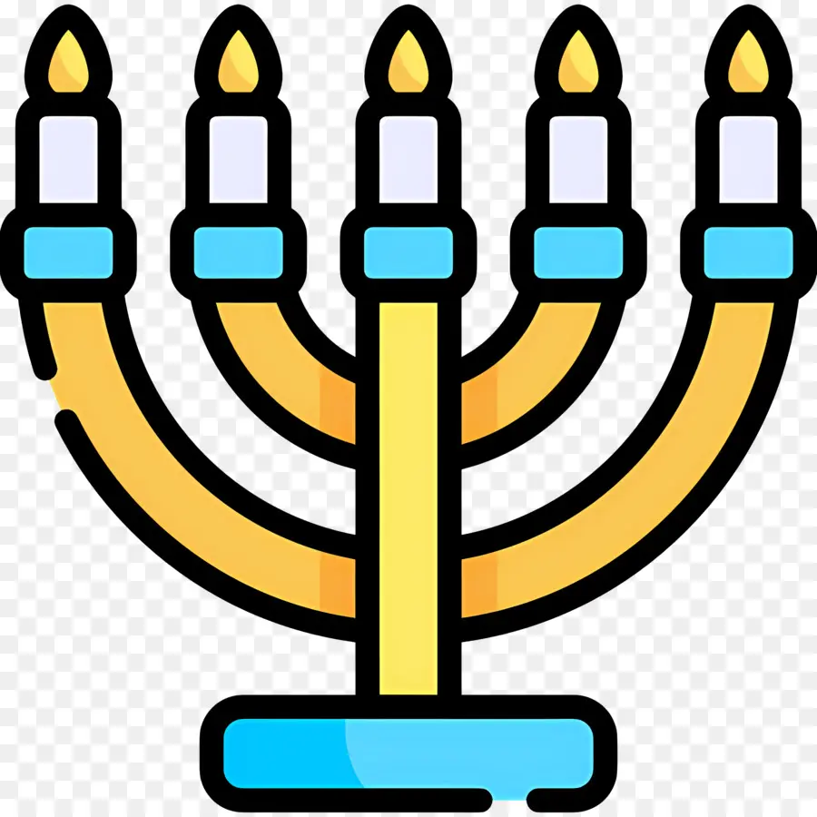 Hanoukka Menorah，Ménorah PNG