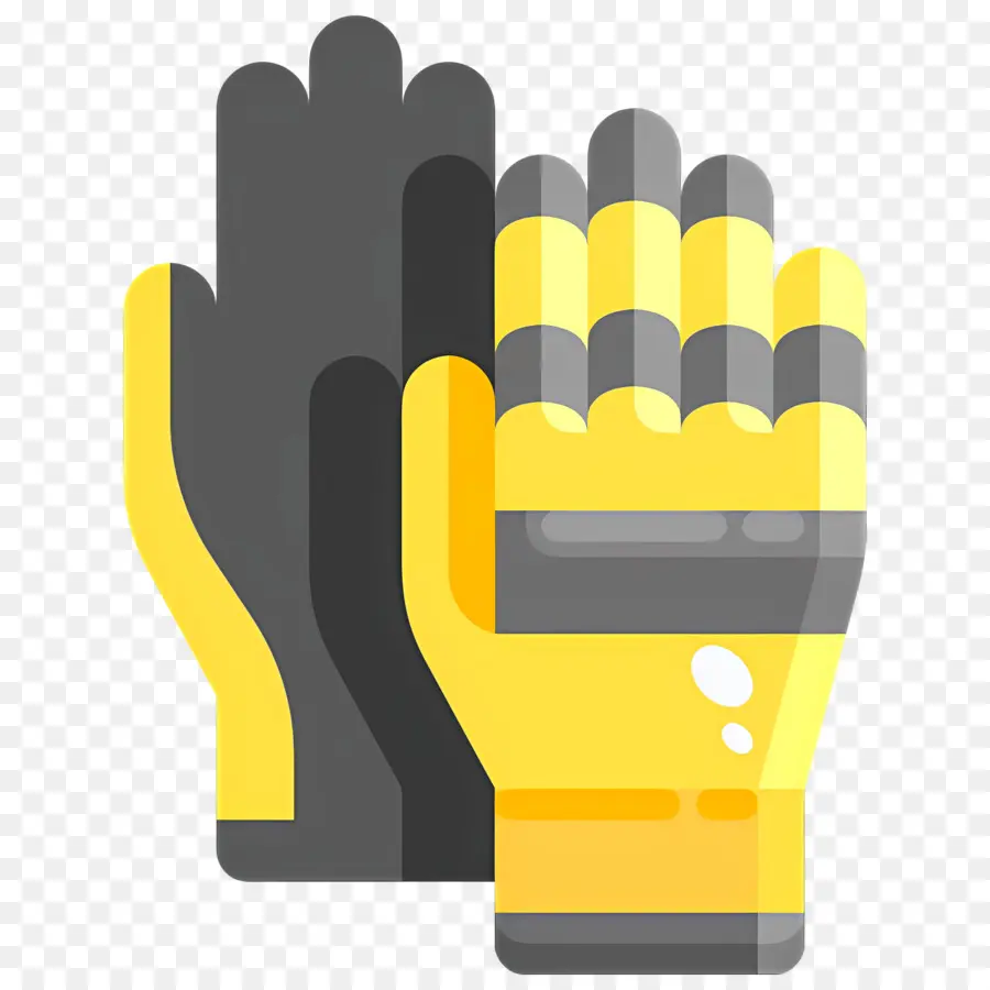 Gants，Jaune PNG