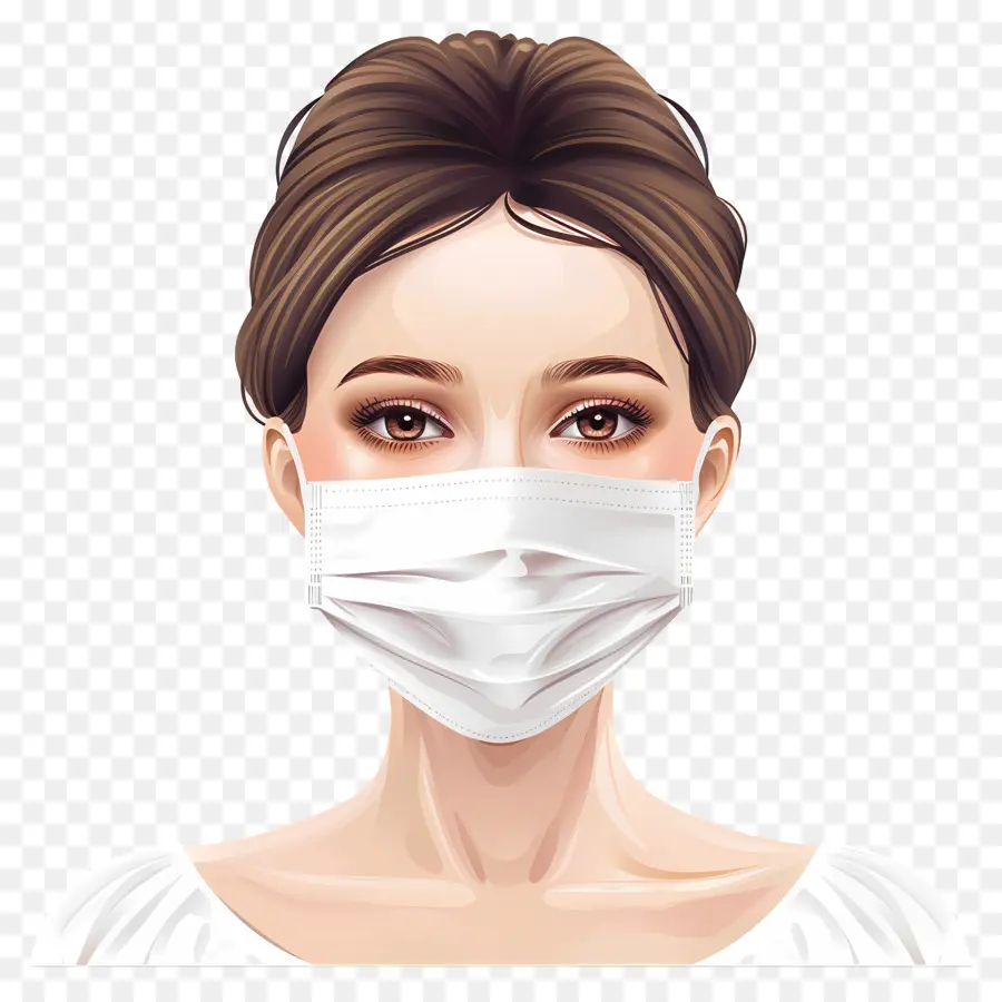 Belle Femme，Femme Avec Masque PNG