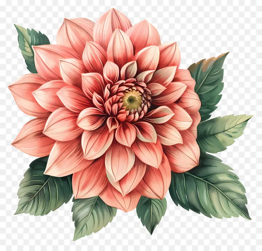 Fleur De Dahlia，Fleurs PNG