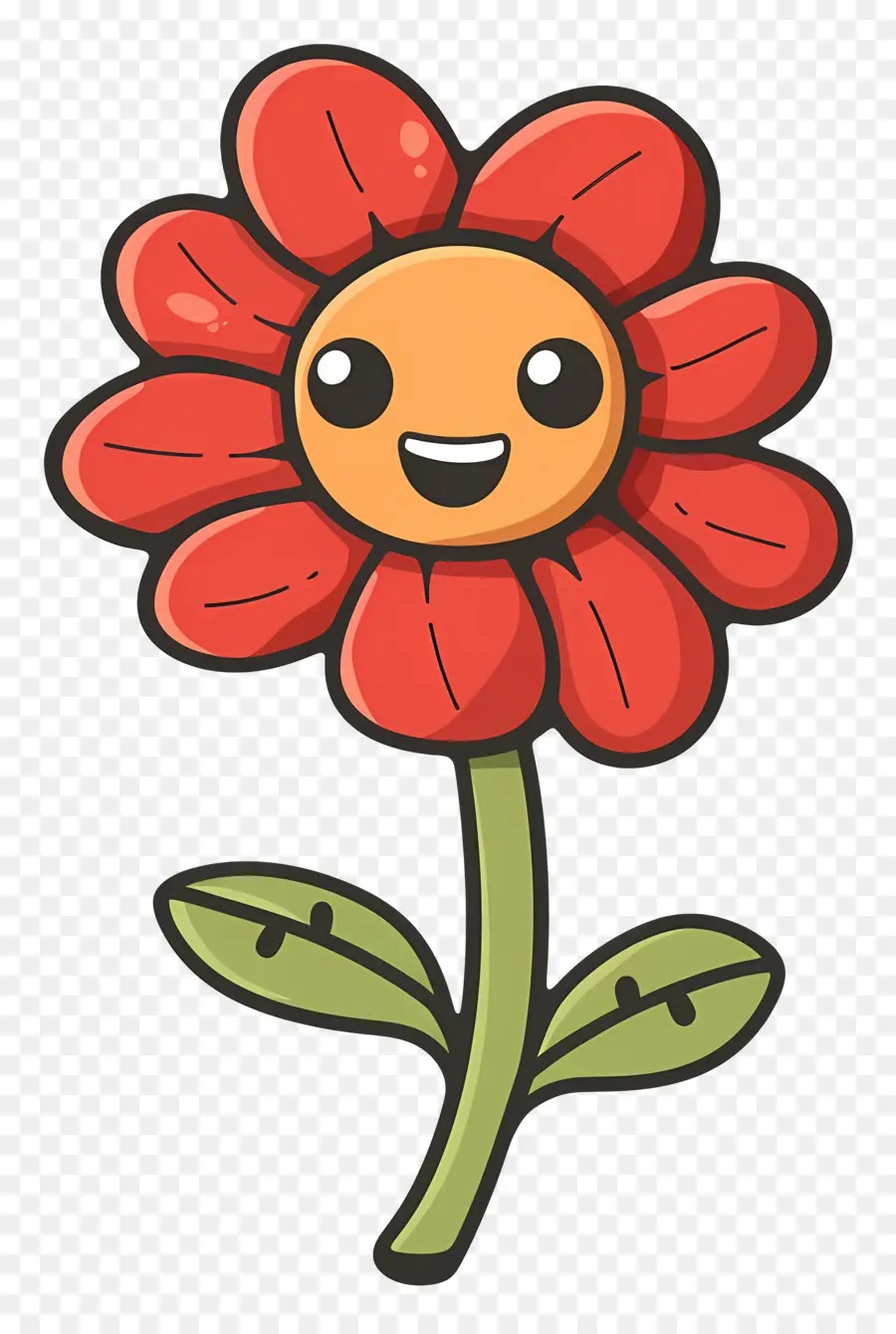 Fleur Emoji，Fleur Rouge PNG