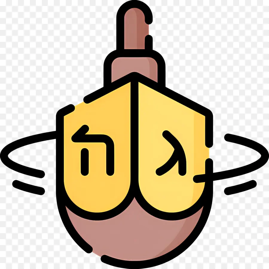 Hanoukka Dreidel，Dreidel PNG