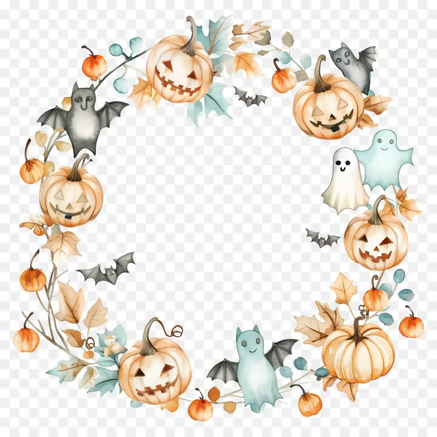 Couronne D'halloween，Citrouille PNG