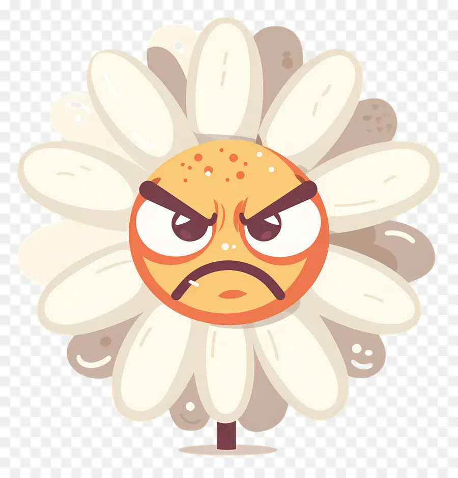 Fleur Emoji，Fleur En Colère PNG