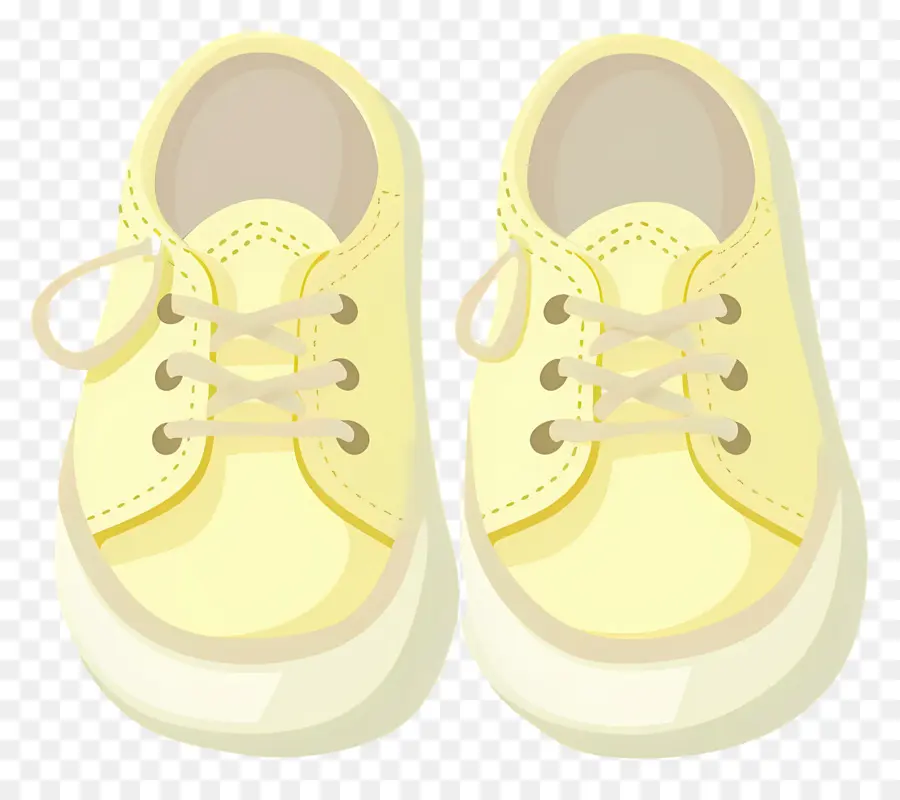 Chaussures De Bébé，Chaussures Jaunes PNG