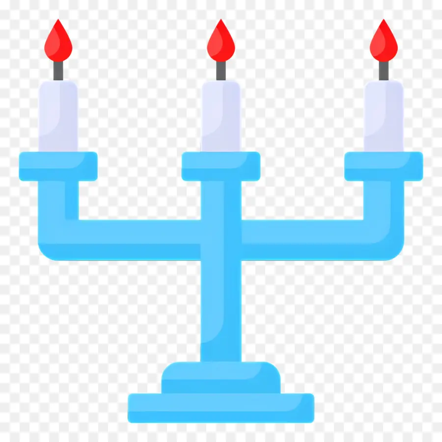 Hanoukka Menorah，Candélabre PNG