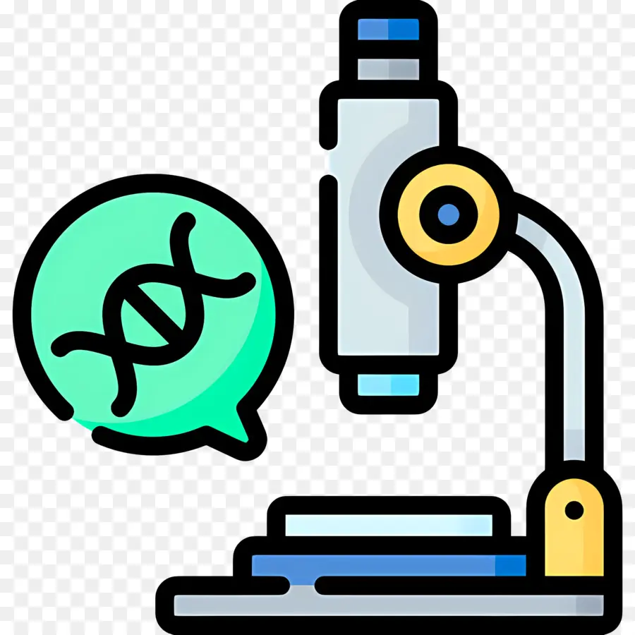 Laboratoire Scientifique，Microscope Et Adn PNG