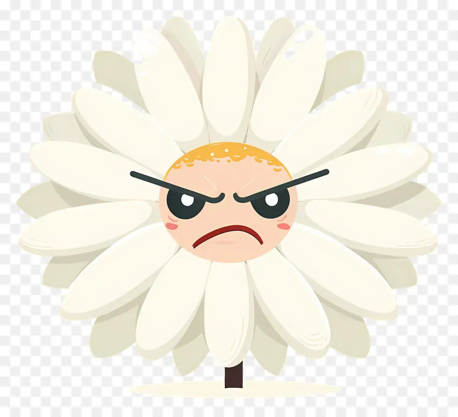 Fleur Emoji，Fleur En Colère PNG