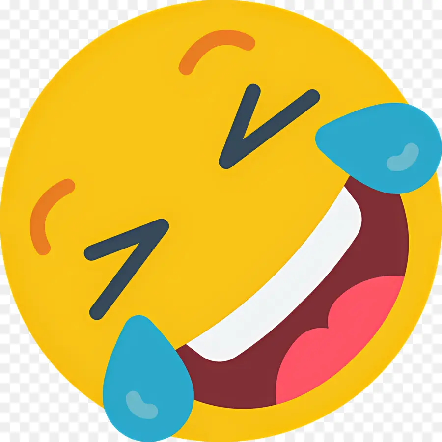 Emoji Qui Rit，Emoji Riant PNG