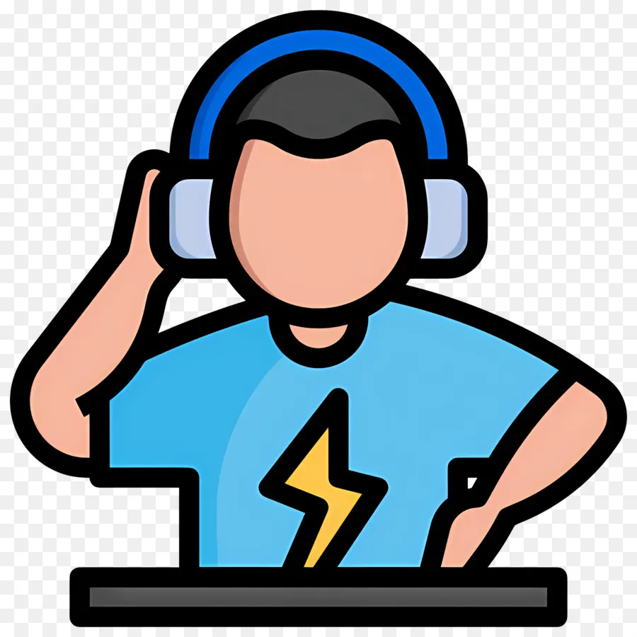 Musique Dj，Dj Avec Casque PNG