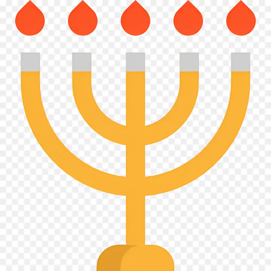 Hanoukka Menorah，Ménorah PNG