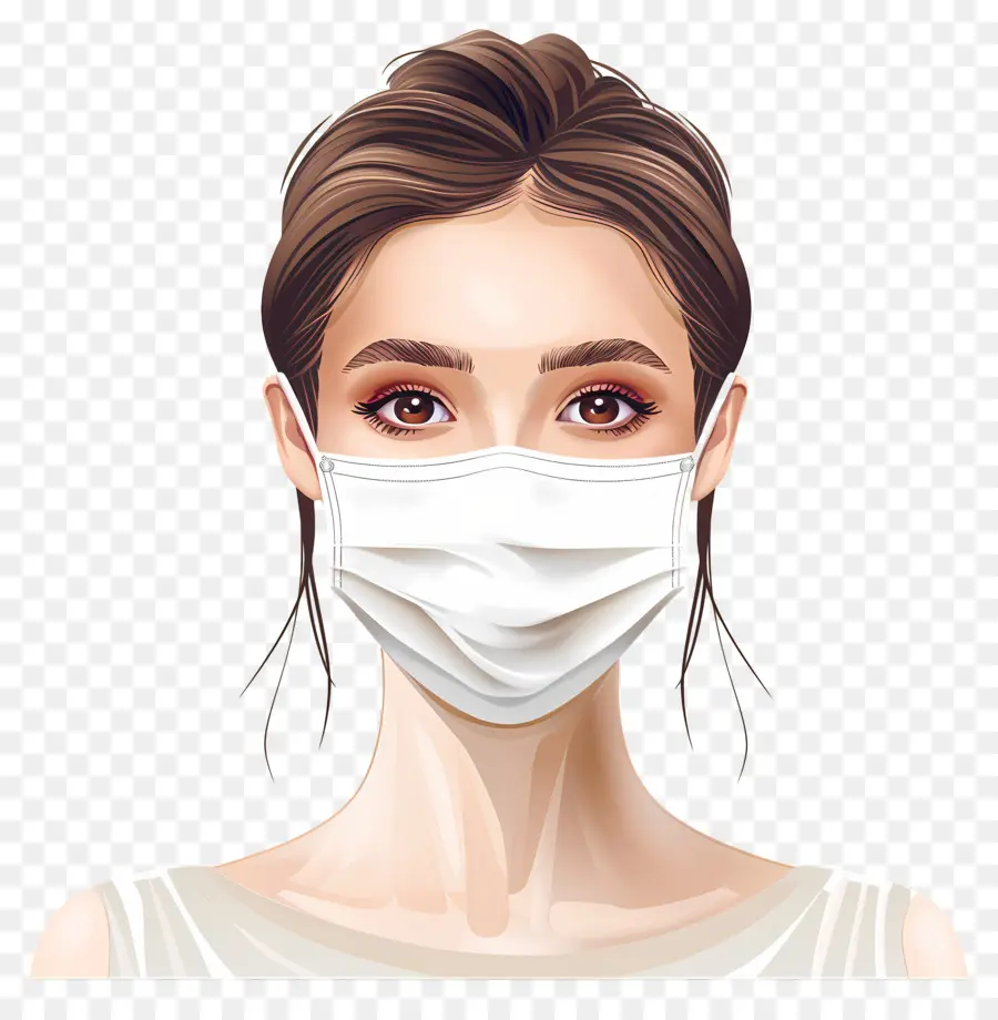 Belle Femme，Femme Avec Masque PNG