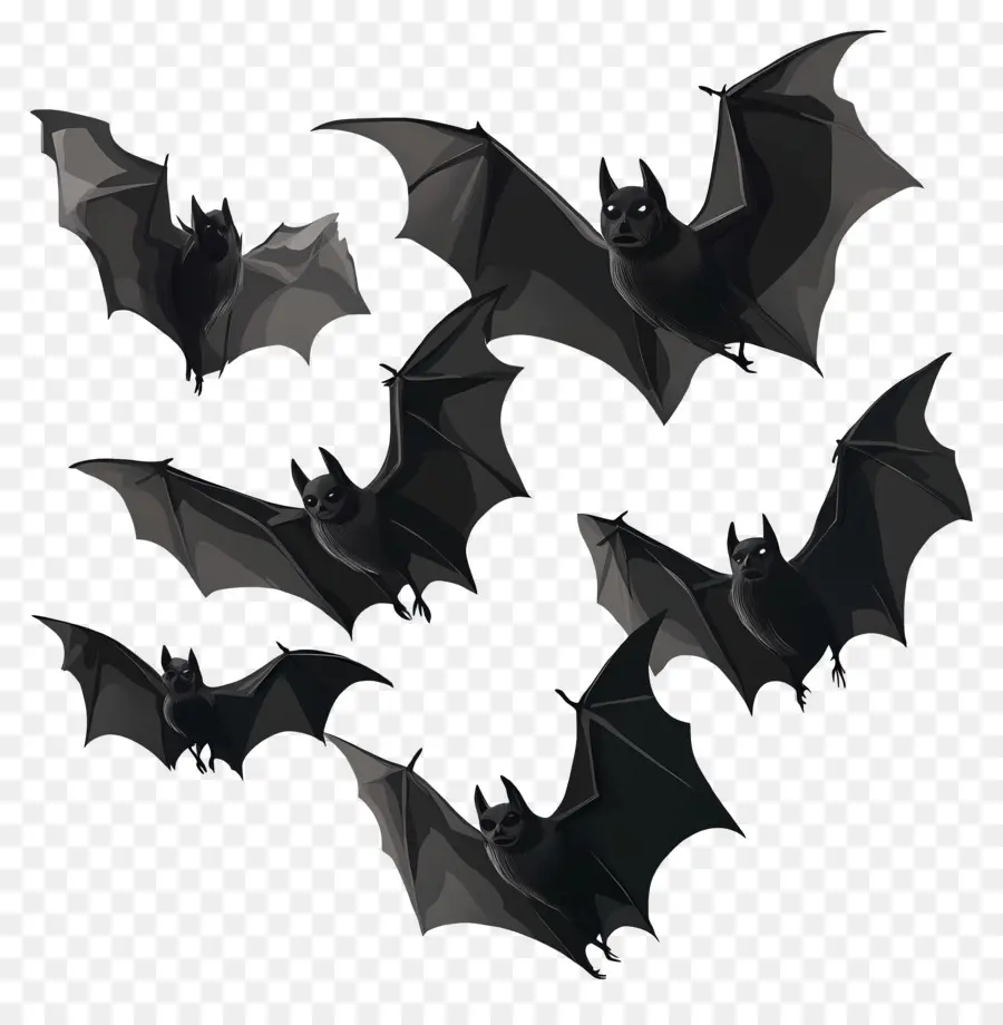 Chauves Souris D'halloween，Chauves Souris PNG