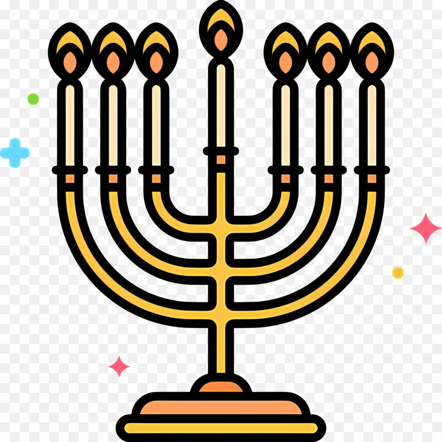 Hanoukka Menorah，Ménorah PNG