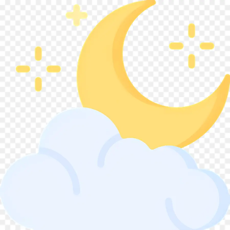 Nuages ​​​​de Lune，Lune Et Nuages PNG