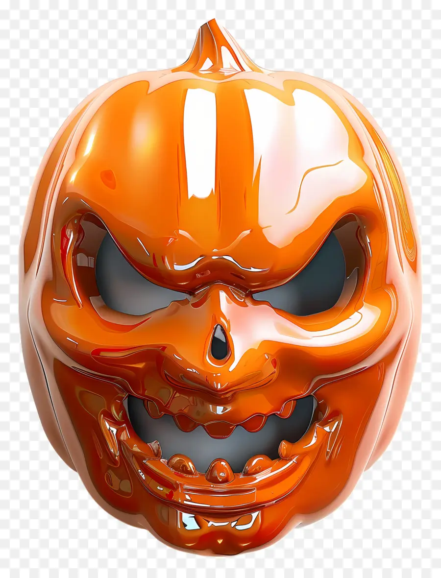 Masque D'halloween，Crâne De Citrouille PNG