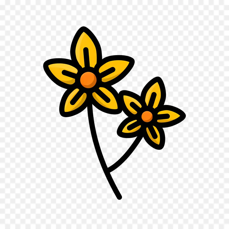 Fleur Jaune，Fleur PNG