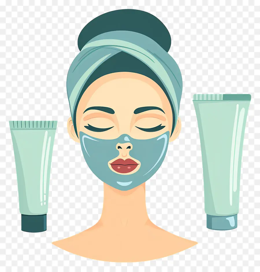 Masque Facial Spa，Masque Facial PNG