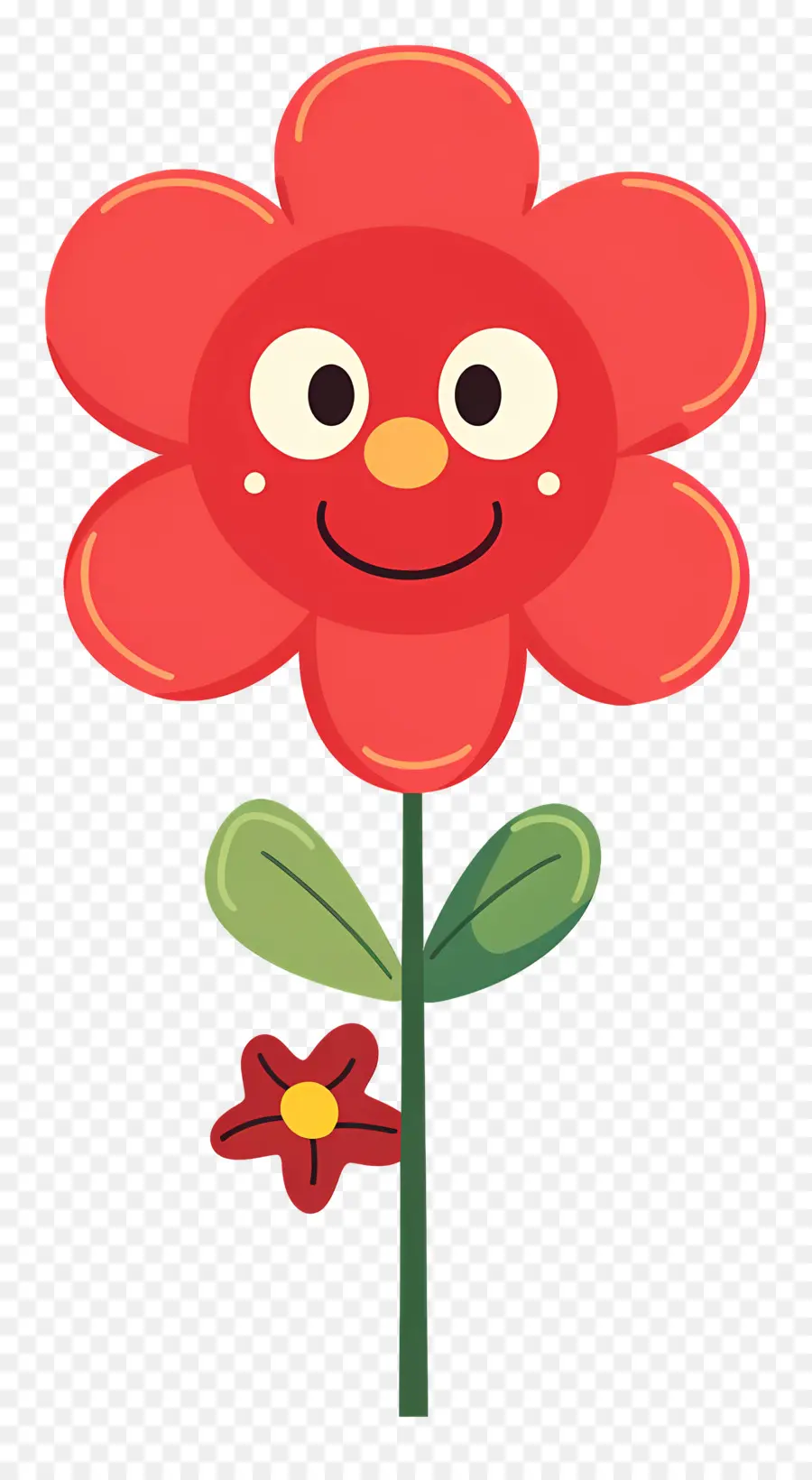 Fleur Emoji，Fleur Rouge PNG