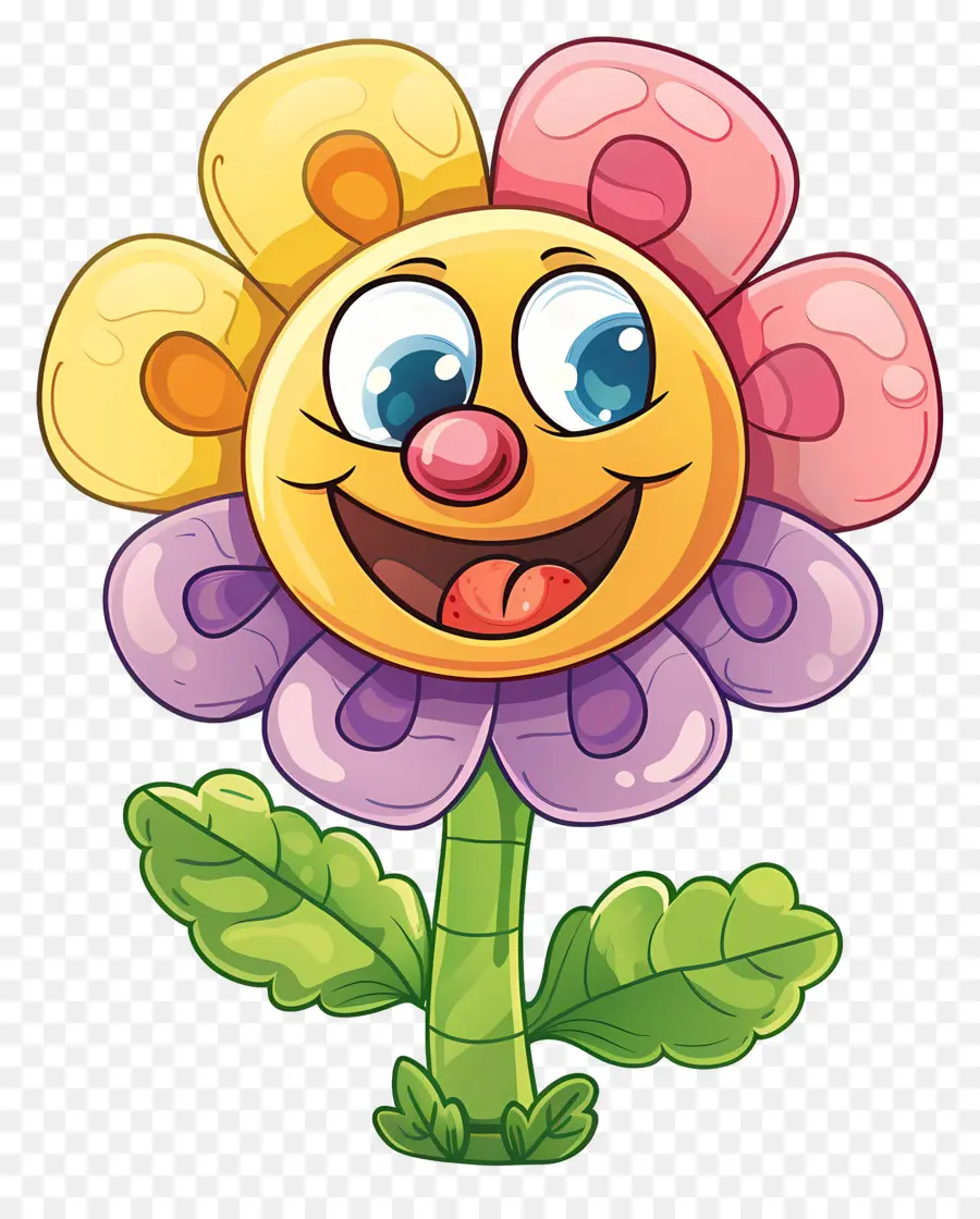 Fleur Emoji，Fleur Violette PNG