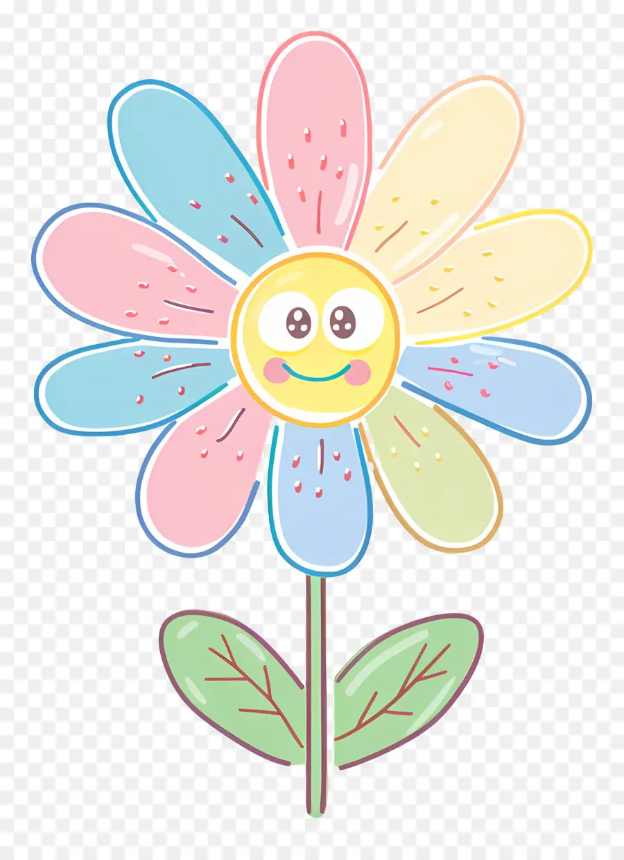 Fleur Emoji，Fleur Heureuse PNG