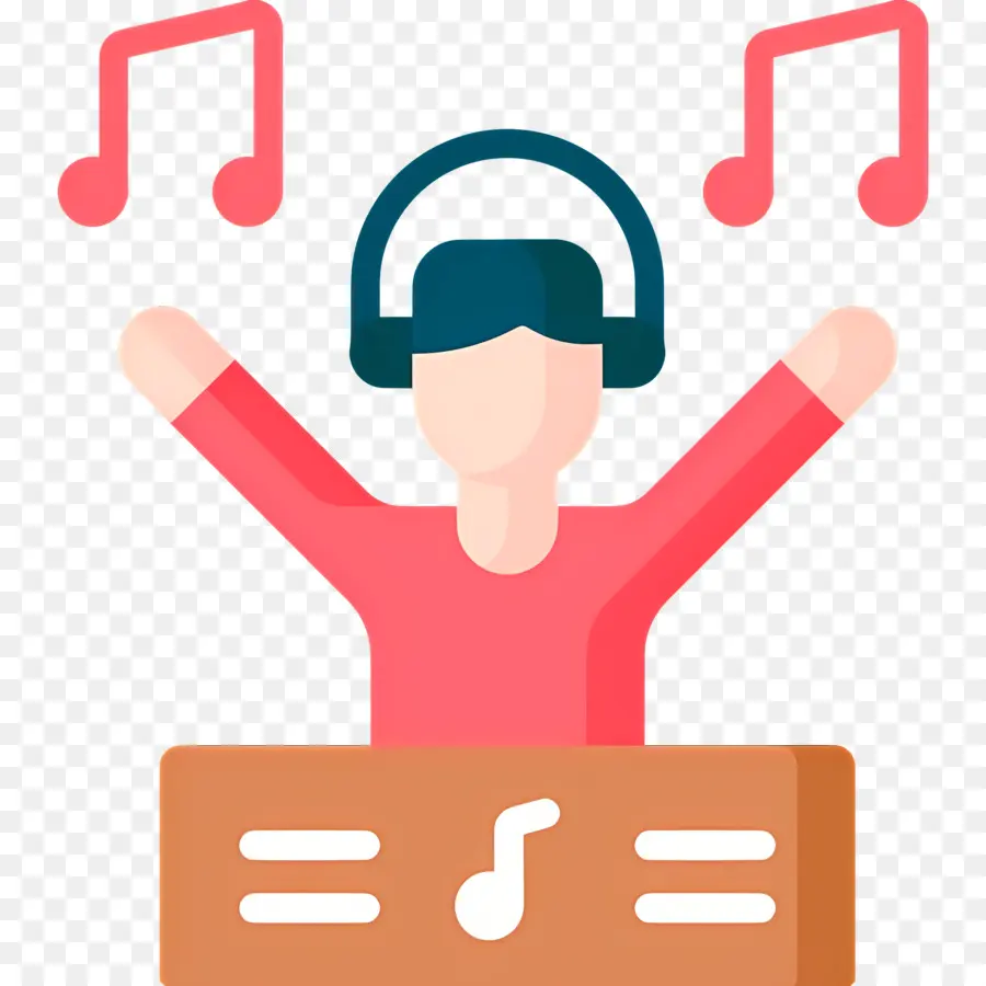 Musique Dj，Dj Avec Casque PNG