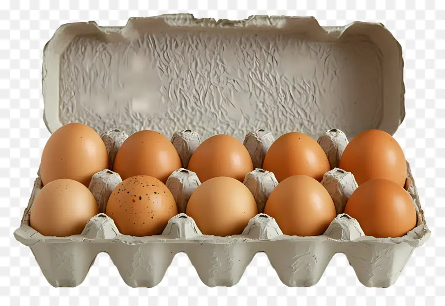 Carton D'oeufs，Oeufs En Carton PNG