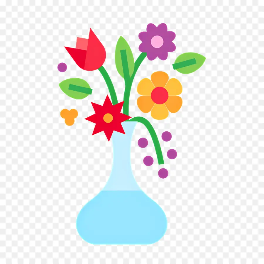 Fleur De Marguerite，Vase à Fleurs PNG